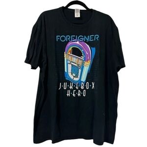 Foreigner Jukebox Hero Graphic Tee